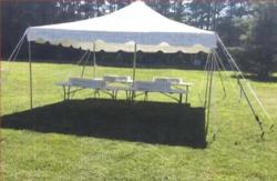 15' x 15' pole tent